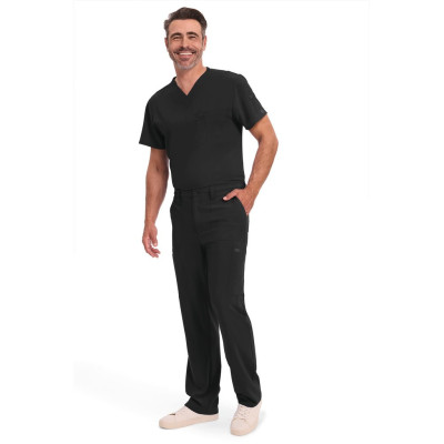 Men's drawstring trousers with standard waistband